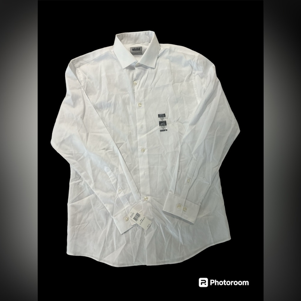 Unlisted men’s dress shirt.  NWT, 15-15.5, 32/33 medium, slim fit